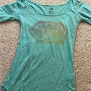 Mint Green Roxy Tee